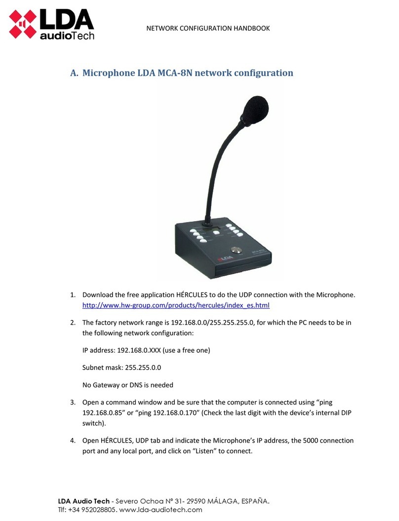 LDA Audio Tech ZES-22 Configuration handbook LDA Audio Tech ZES-22 Configuration handbook