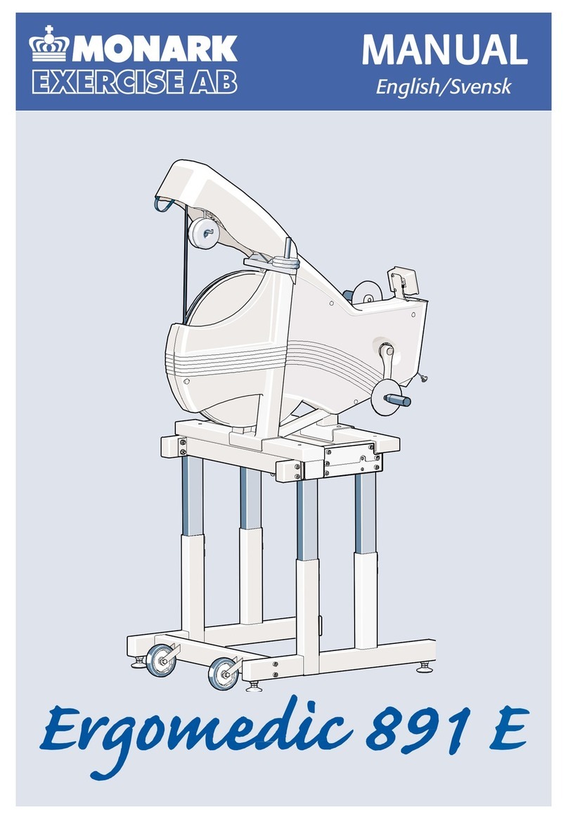 Monark Ergomedic 891 E manual