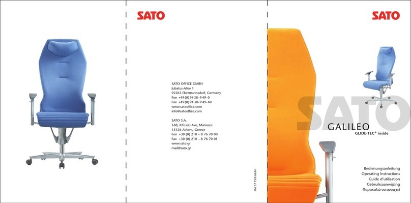 SATO GALILEO Glide-Tec+ operating instructions