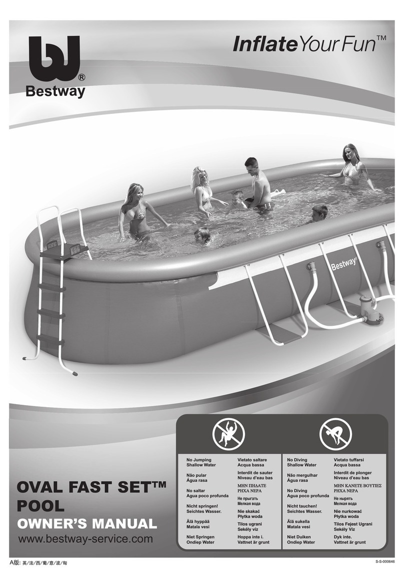 Bestway OVAL FAST SET owner's manual
