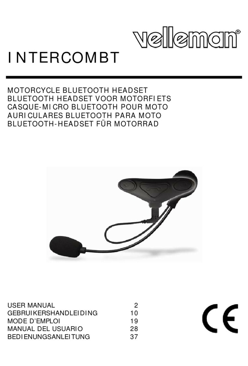 Velleman INTERCOMBT user manual