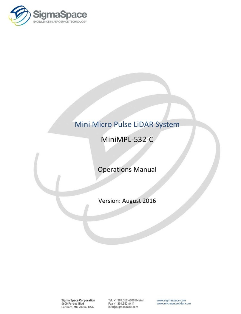 Sigma Space MiniMPL-532-C Operation manual