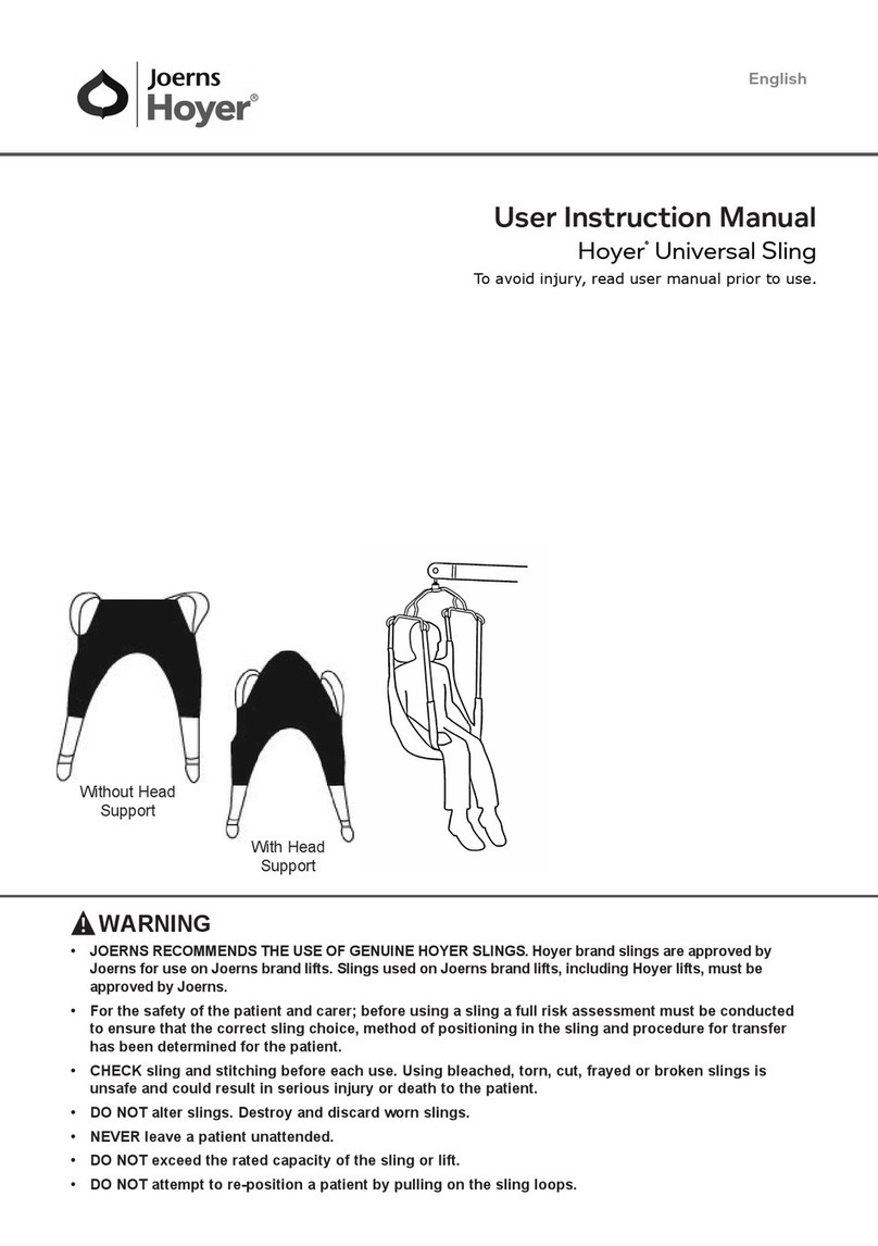 Joerns Hoyer 70013 User instruction manual