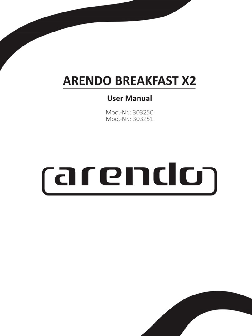 ARENDO BREAKFAST X2 303250 user manual