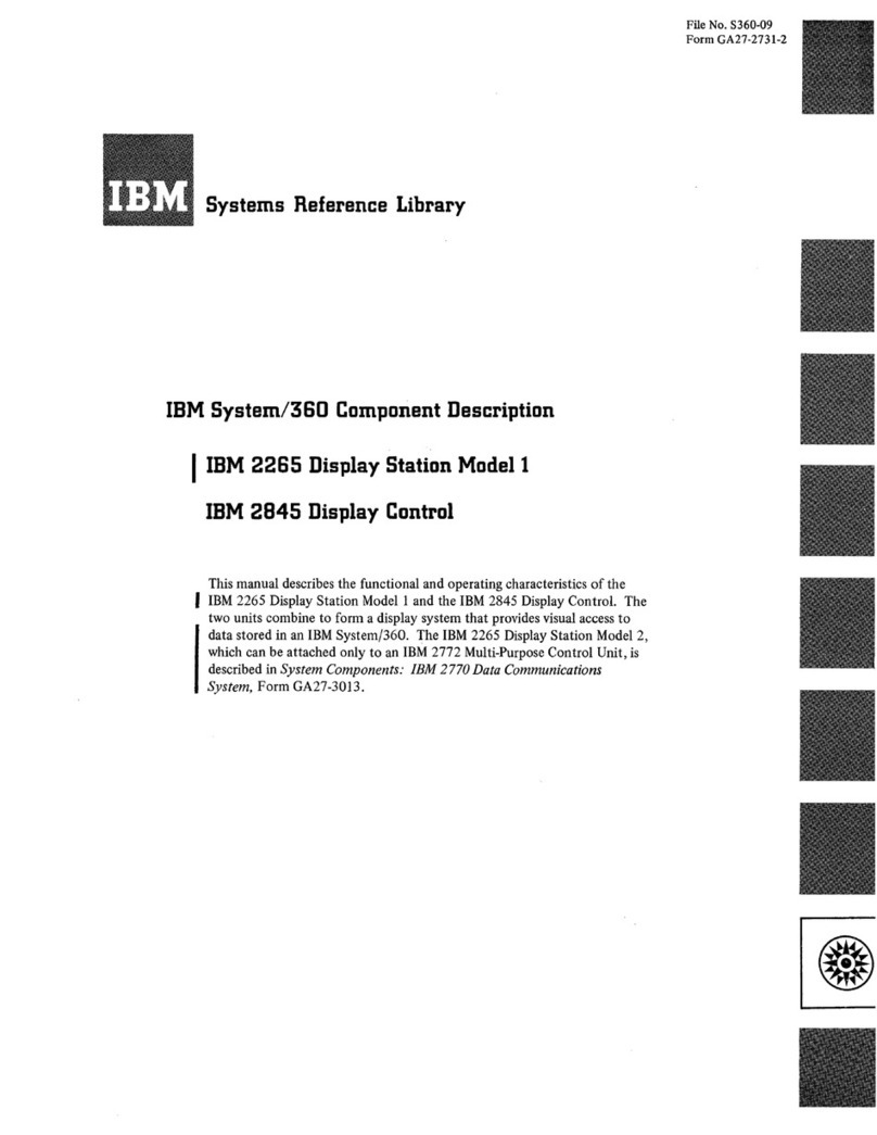 IBM 2265 User manual