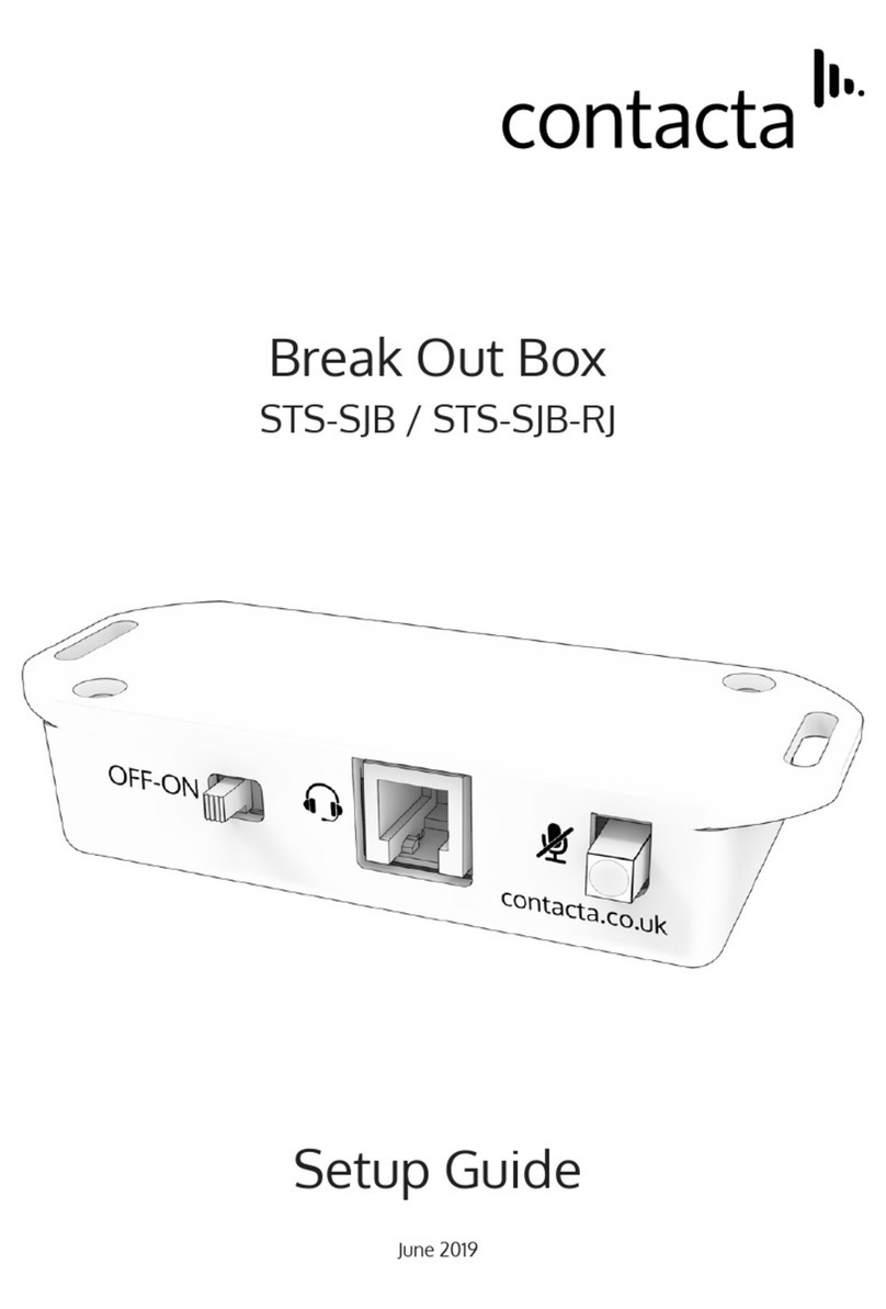 Contacta STS-SJB Setup guide