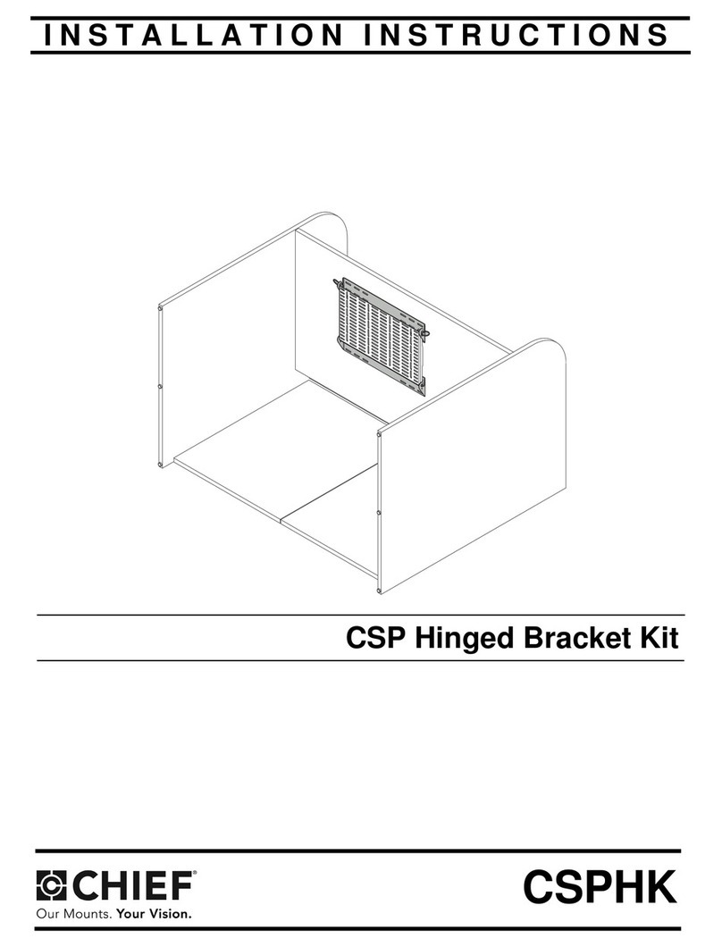 CHIEF CSPHK installation instructions