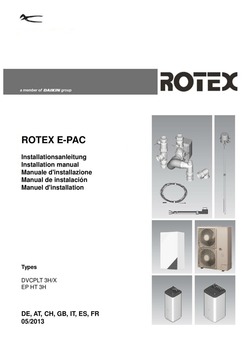 Daikin Rotex E-Pac DVCPLT 3H/X installation manual Daikin Rotex E-Pac DVCPLT 3H/X installation manual