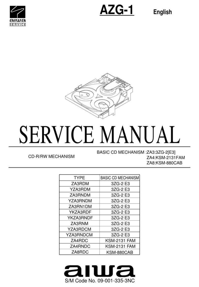 Aiwa YZA3RDM Service manual