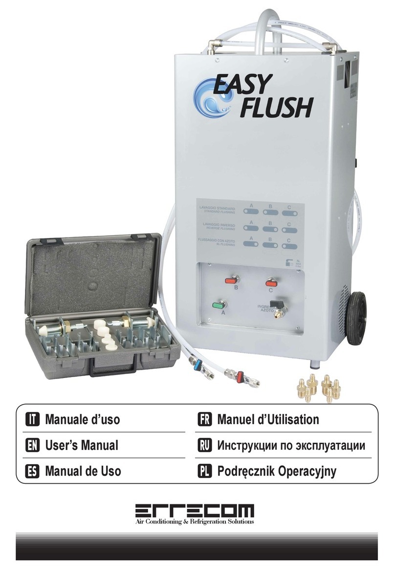 ERRECOM EASY FLUSH user manual