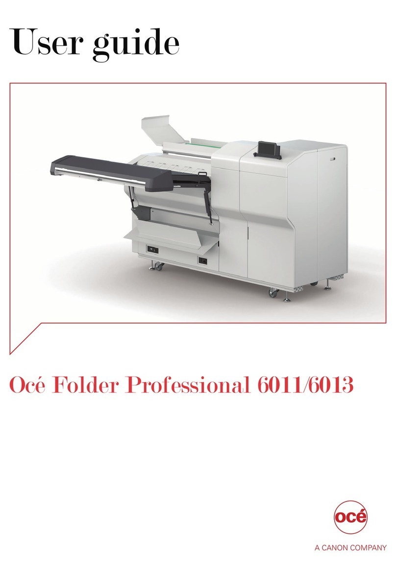 Oce Folder Professional 6011 user guide