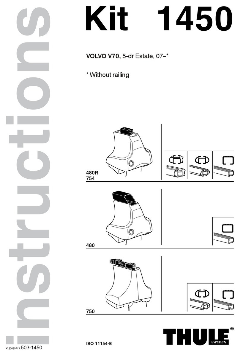 Thule 1450 User manual
