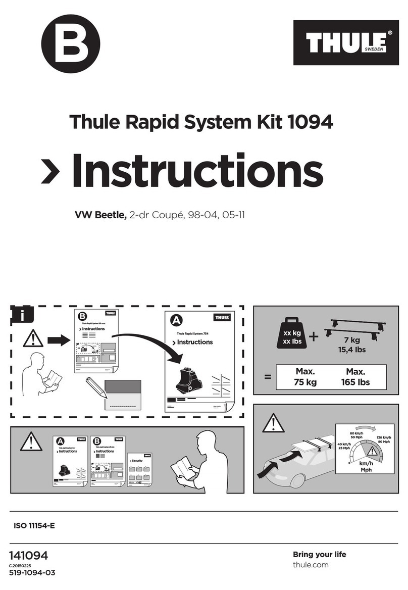 Thule Rapid System 1094 User manual