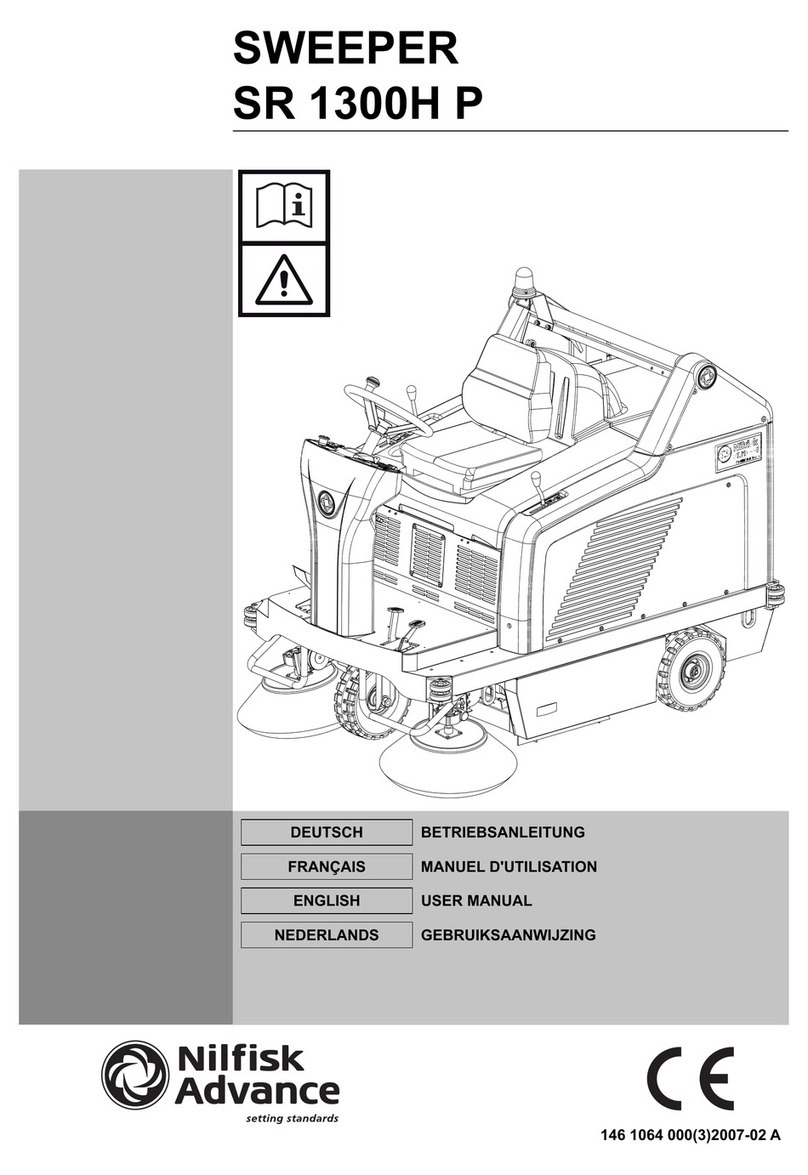 Nilfisk-Advance SR 1300H P User manual Nilfisk-Advance SR 1300H P User manual