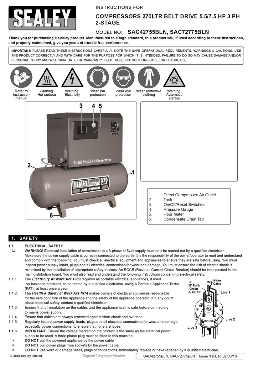 Sealey SAC42755BLN User manual