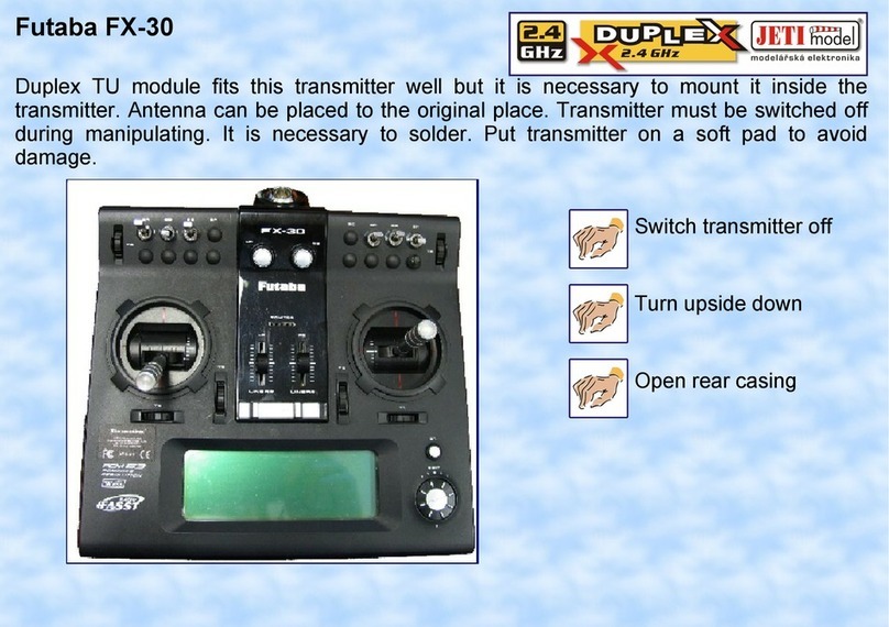 FUTABA FX-30 Operating instructions