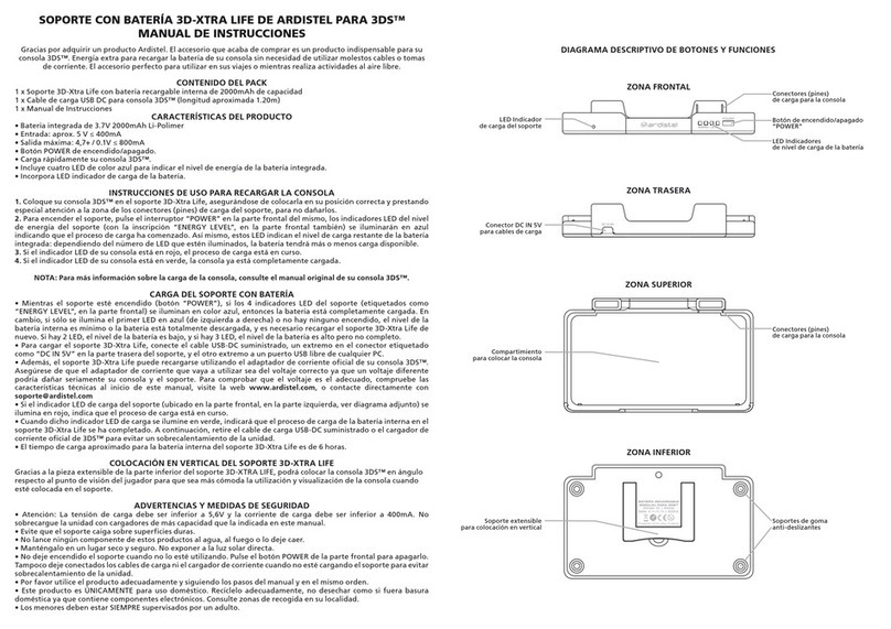 ardistel 3D-XTRA LIFE instruction manual