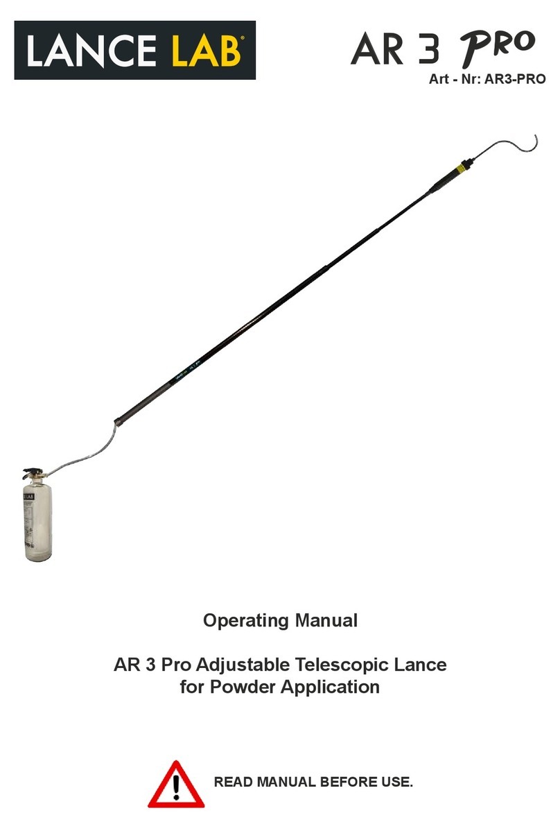 Lance Lab AR 3 Pro operating manual