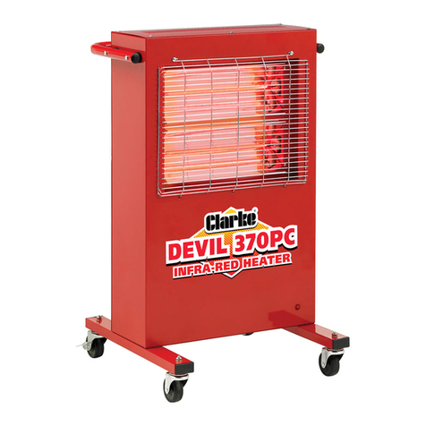 Clarke DEVIL 370PC Installation and operation manual