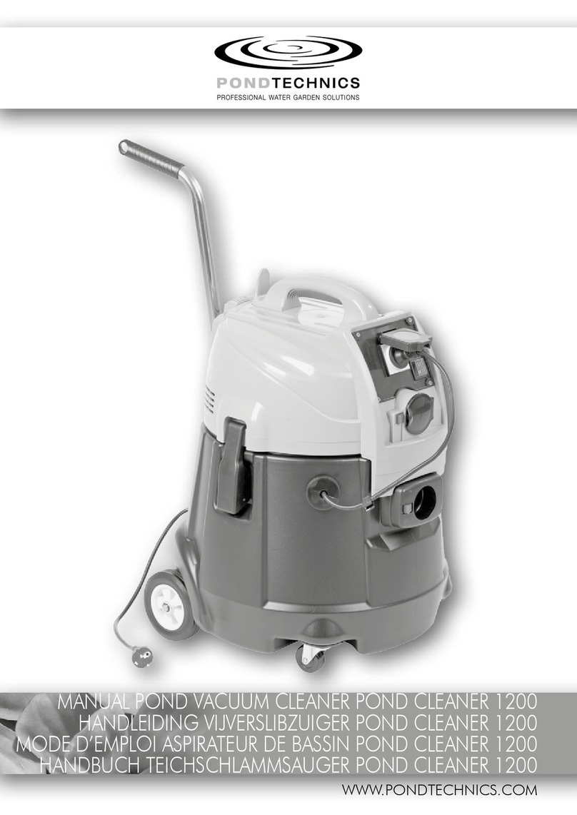 Pond Technics Pond Cleaner 1200 manual