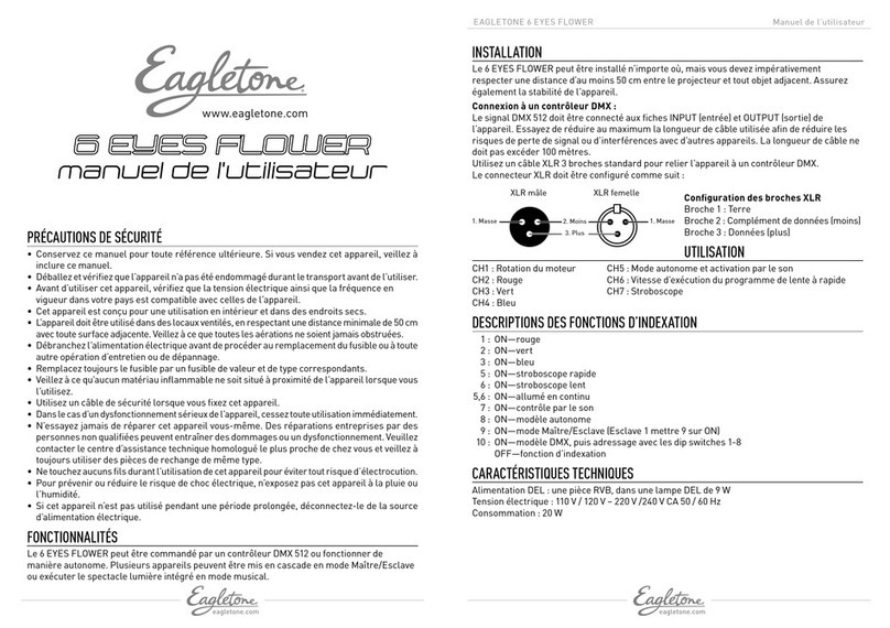 Eagletone 6 Eyes Flower user manual