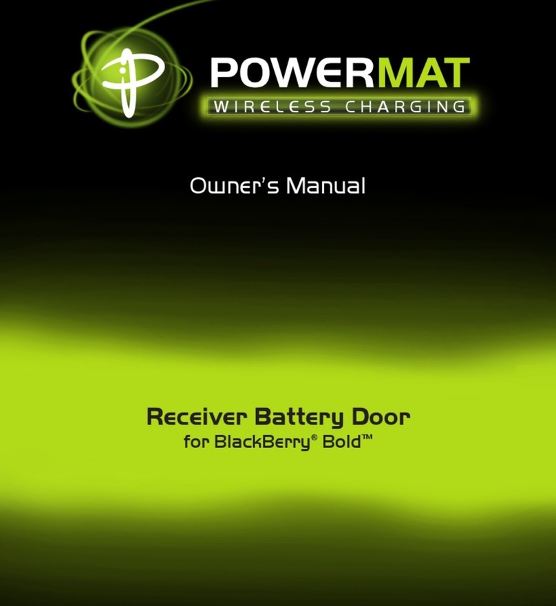 Powermat PMR-BBB1 owner's manual