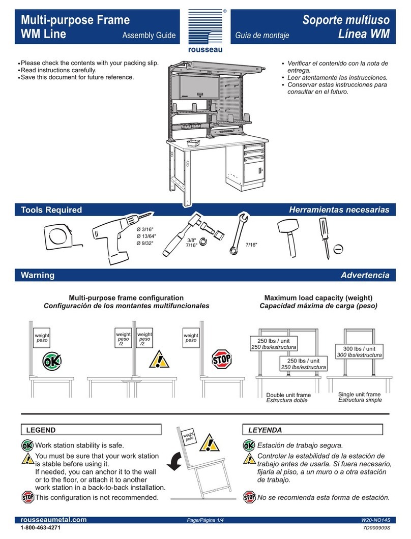 Rousseau WM Series Assembly guide