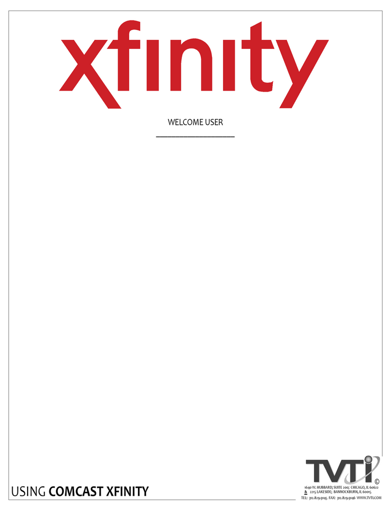 Comcast X1 quick start guide