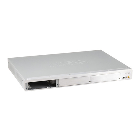 Axis 291 1U User manual Axis 291 1U User manual