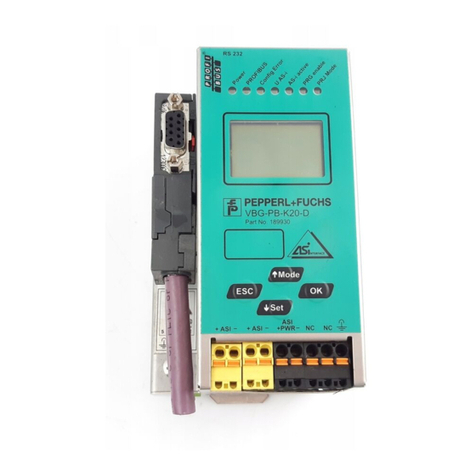 Pepperl+Fuchs AS-I 3.0 PROFIBUS User manual