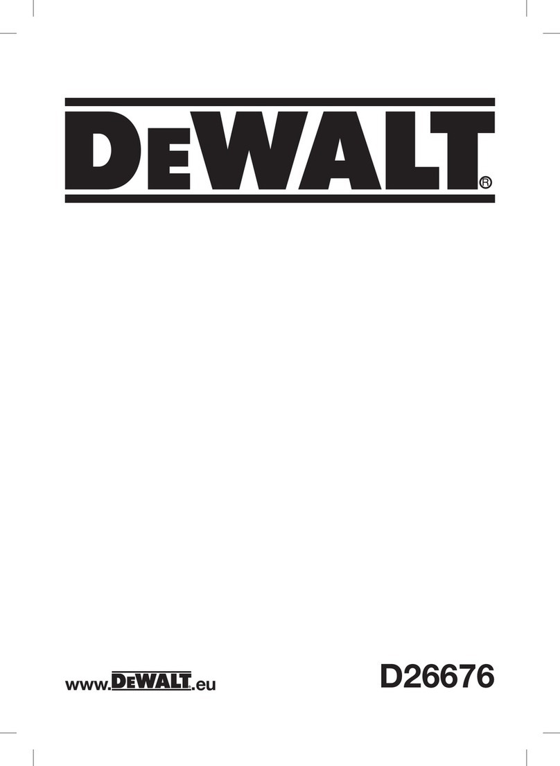 DeWalt D26676 Original instructions
