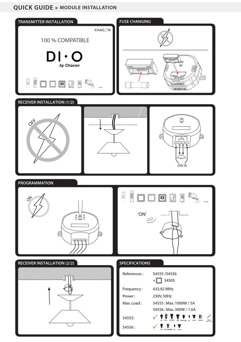 Chacon 54501 manual