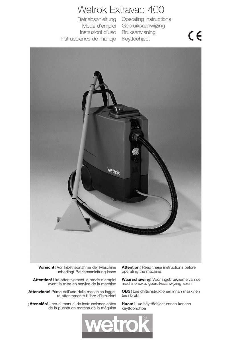 Wetrok Extravac 400 User manual