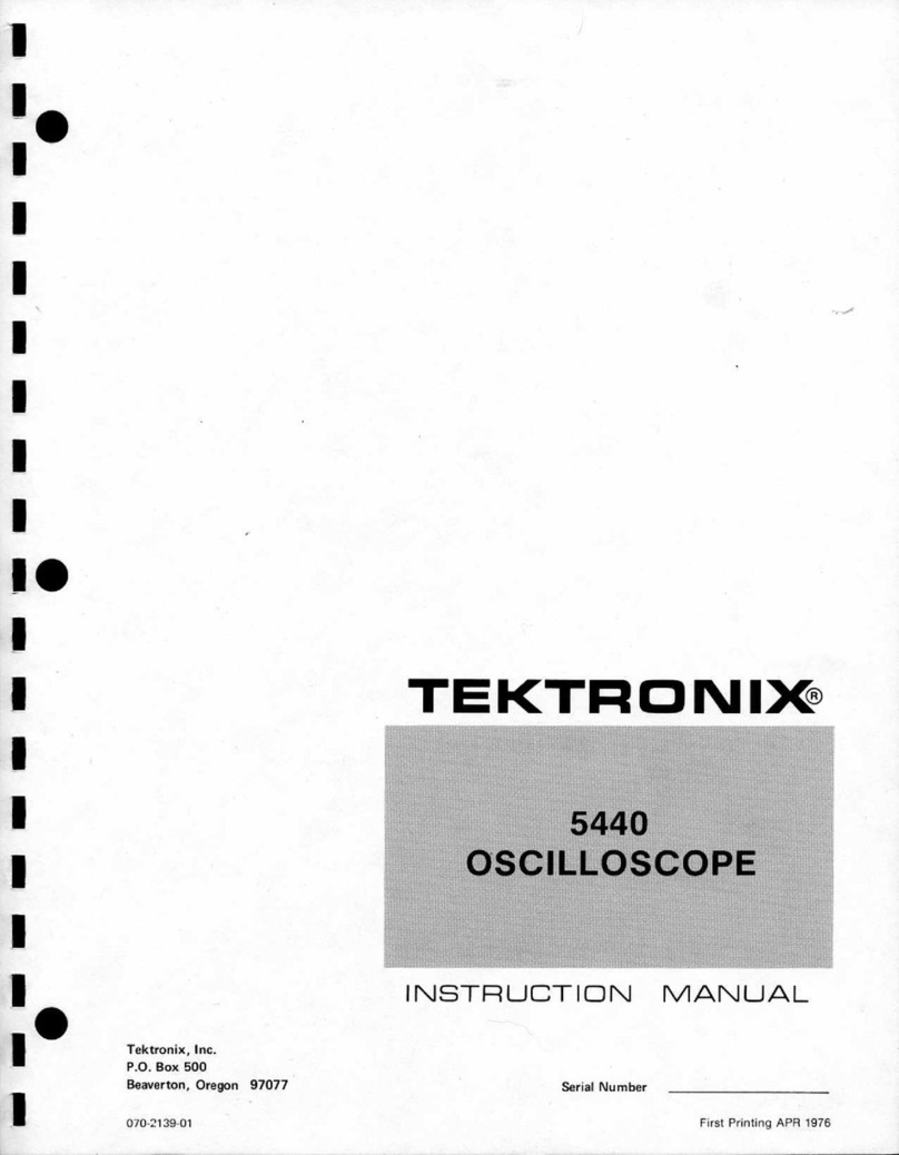 Tektronix 5440 User manual
