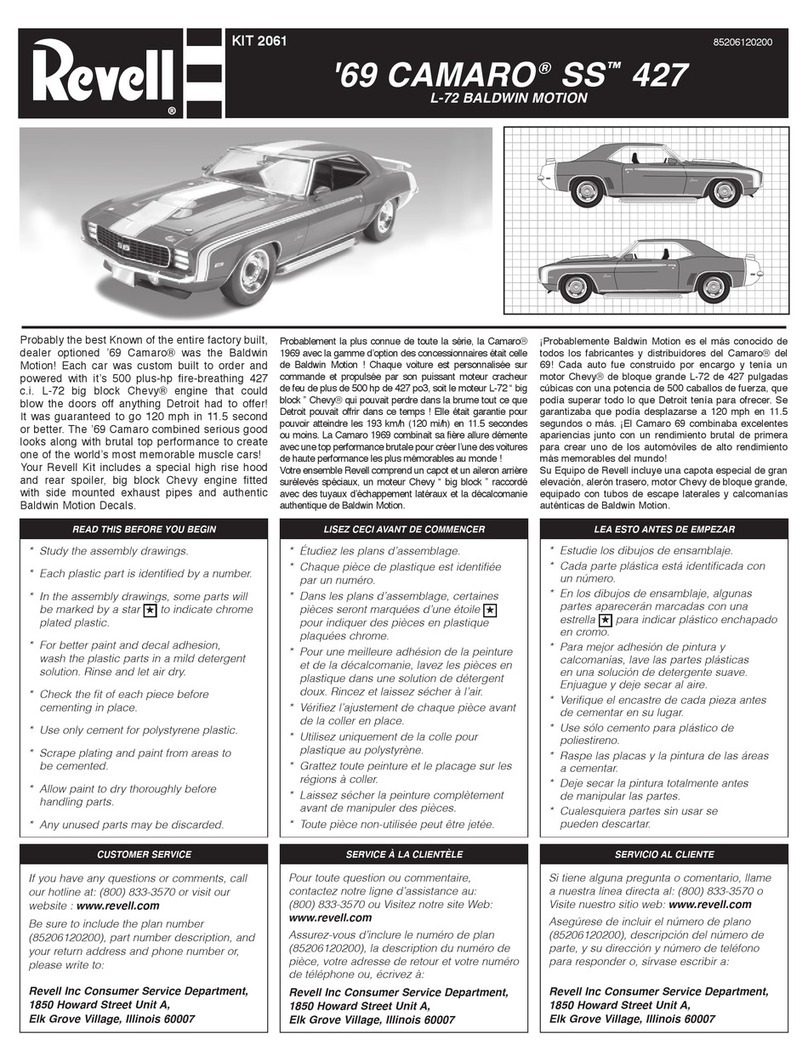 REVELL 2061 manual