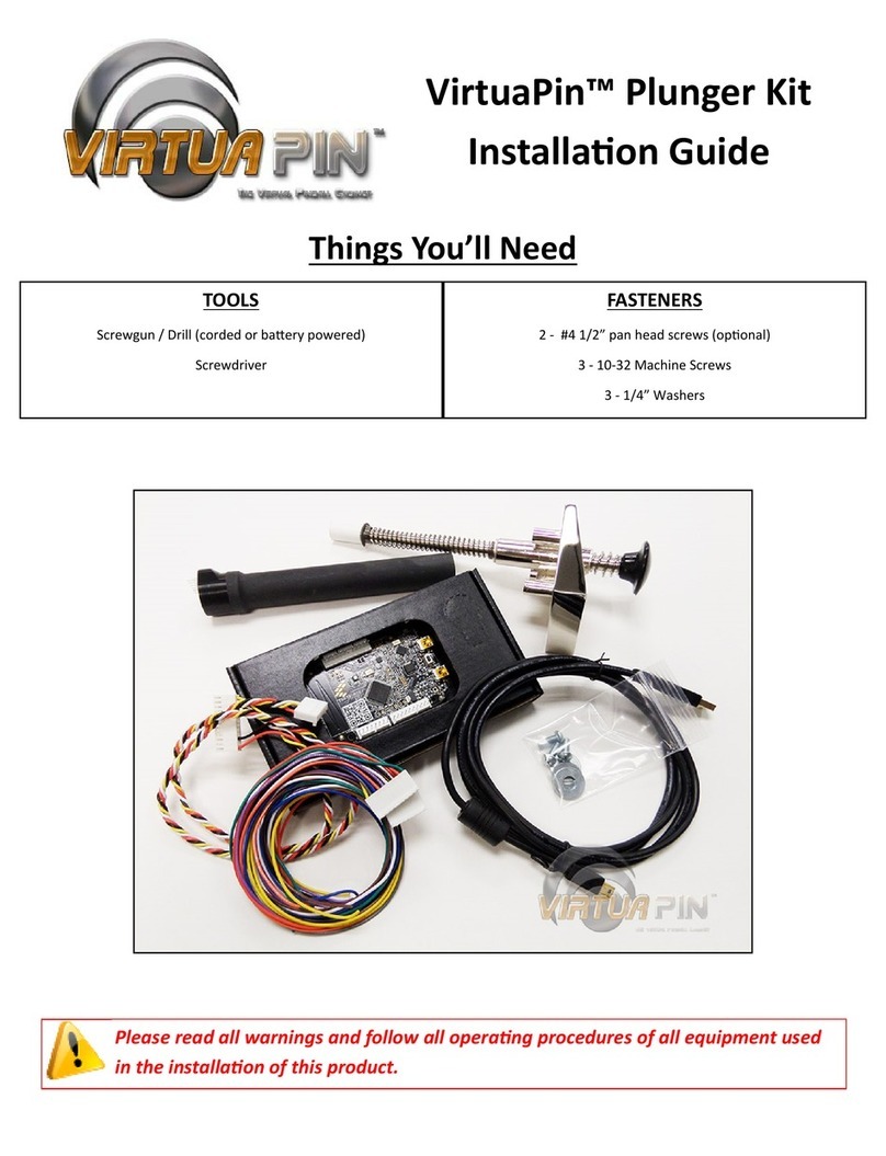VirtuaPin Plunger Kit User manual