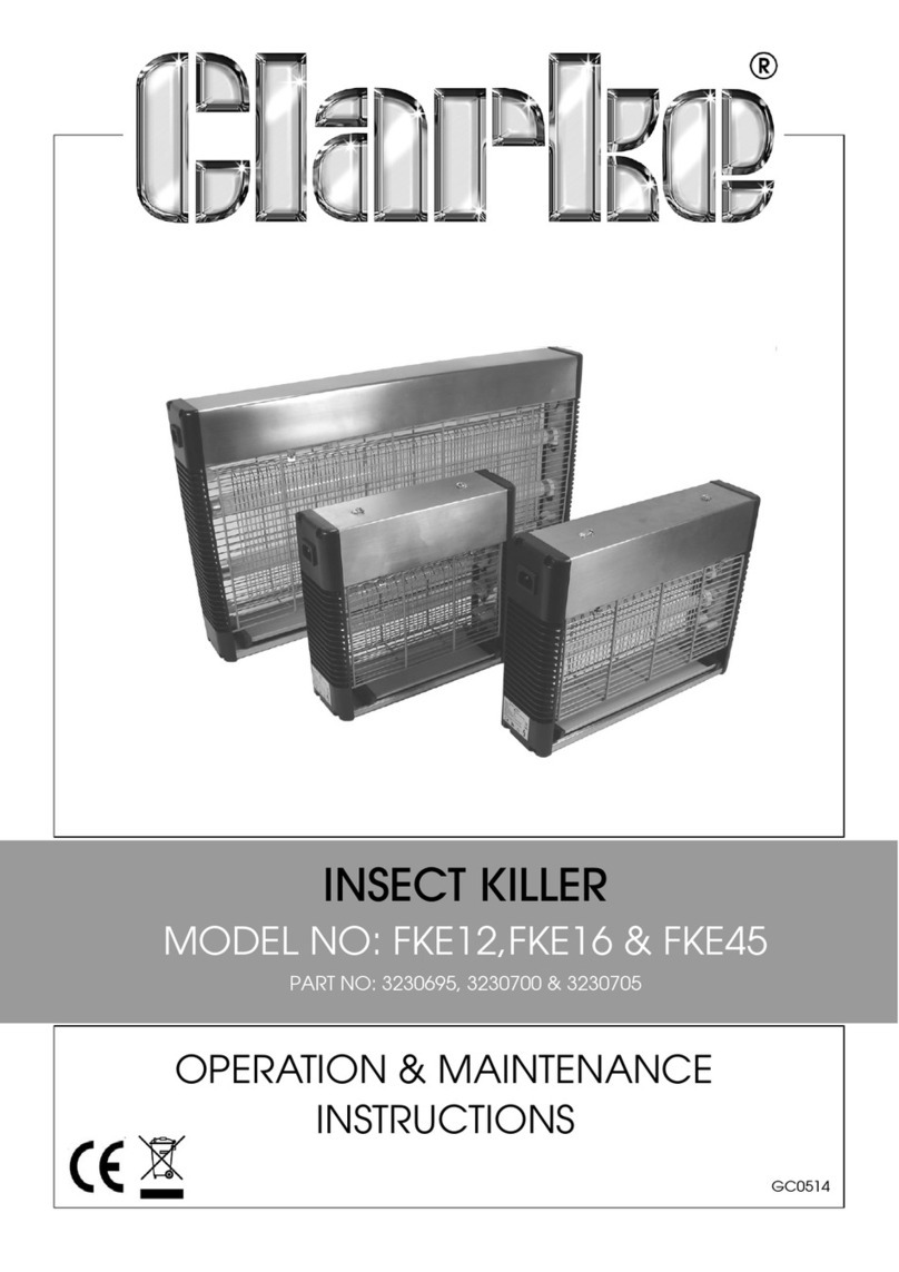 Clarke FKE16 Instruction Manual