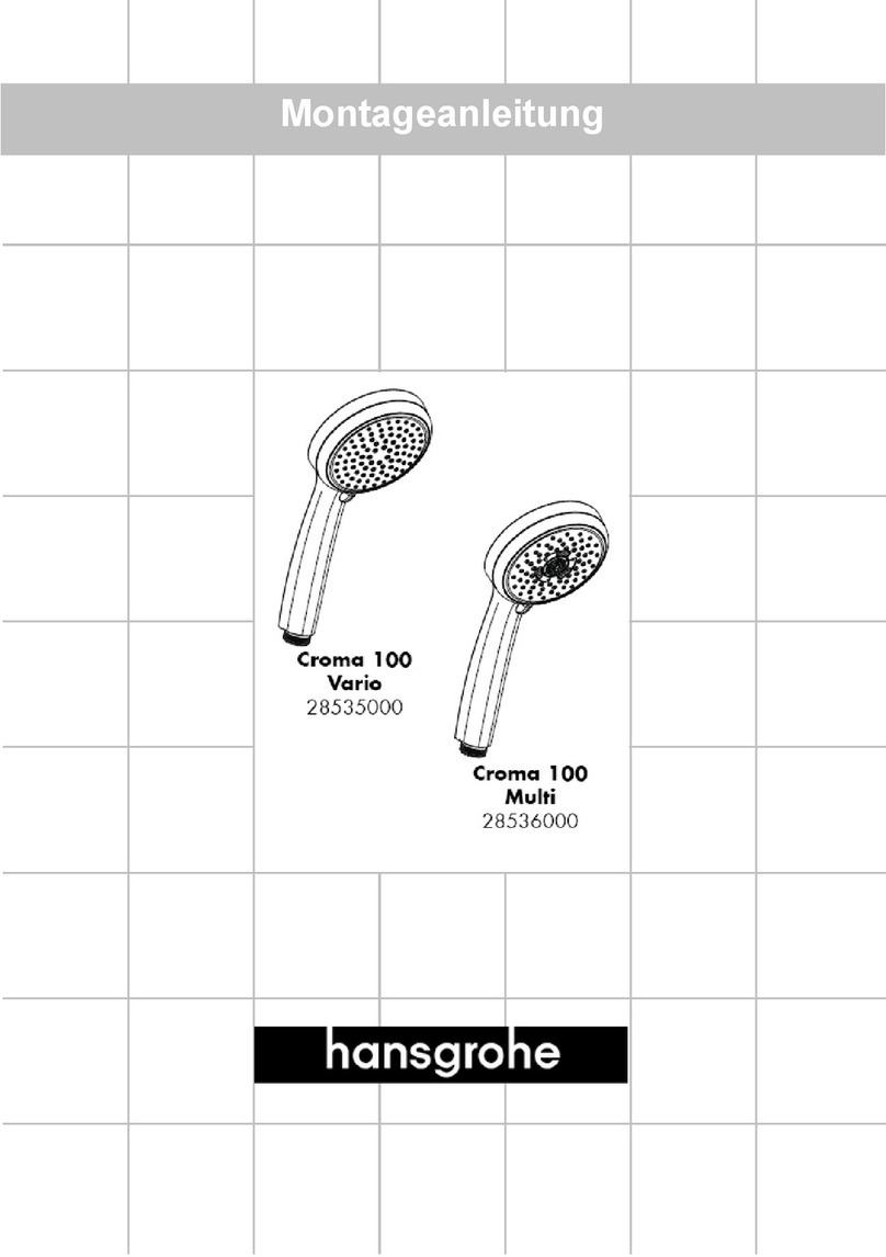 Hans Grohe Croma 100 Multi 28536000 User manual Hans Grohe Croma 100 Multi 28536000 User manual