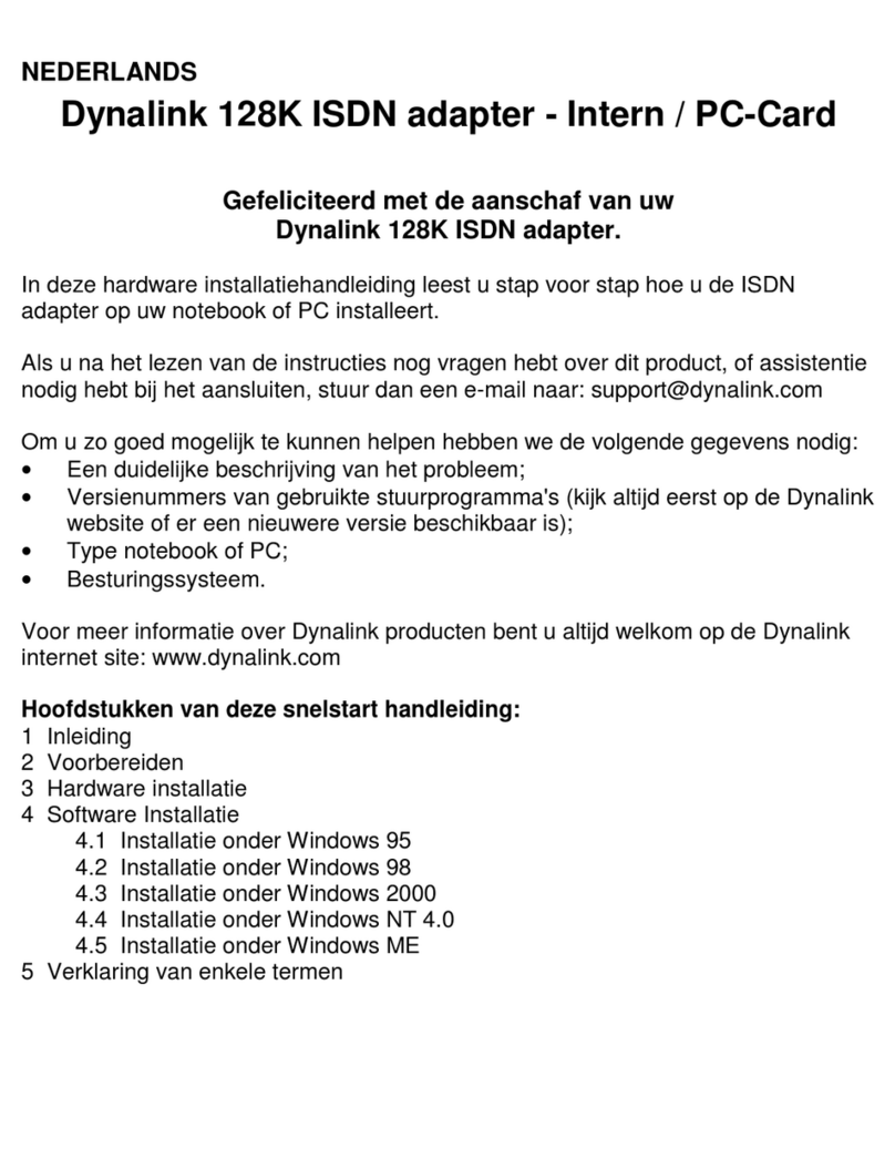 Dynalink 128K Instruction manual
