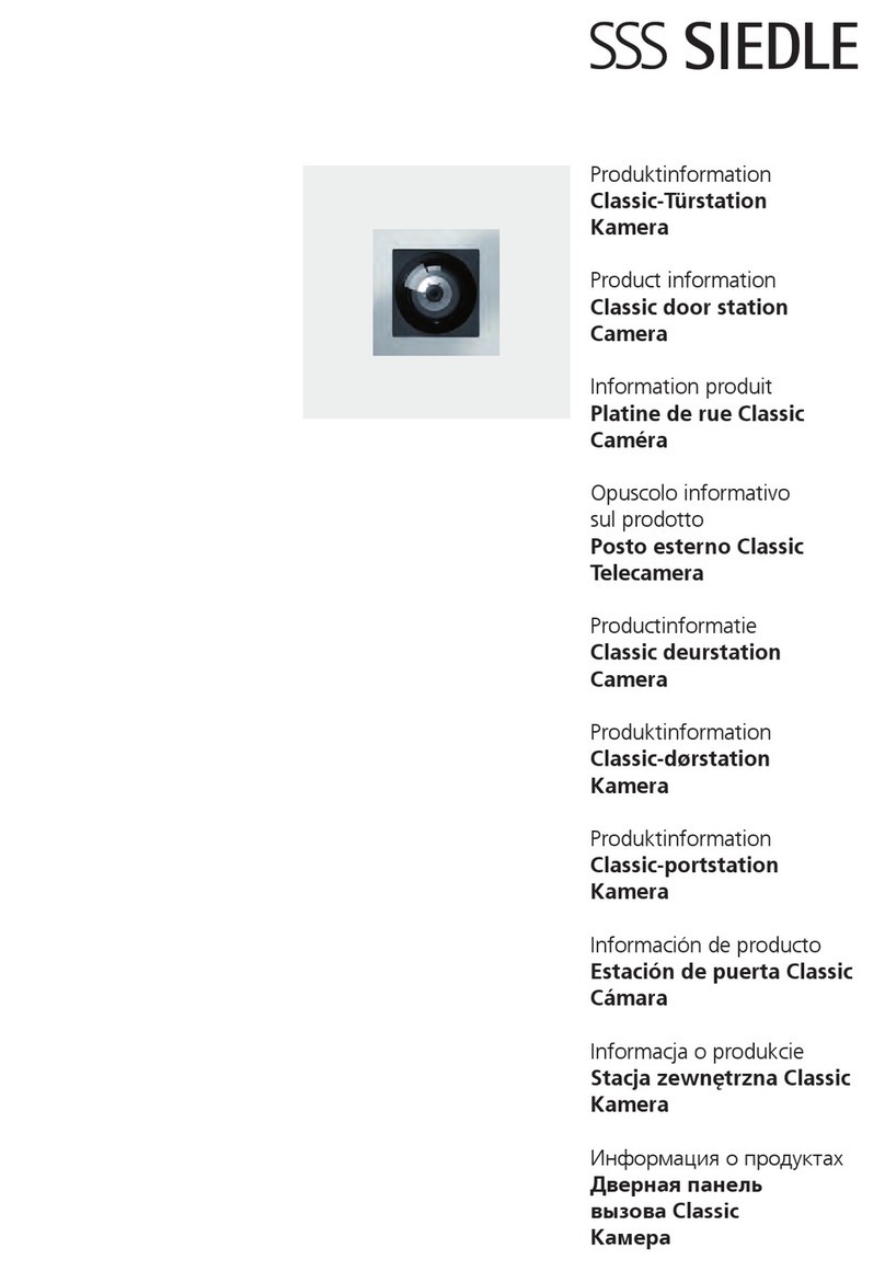 SSS Siedle CBCMC 650 Series quick start guide