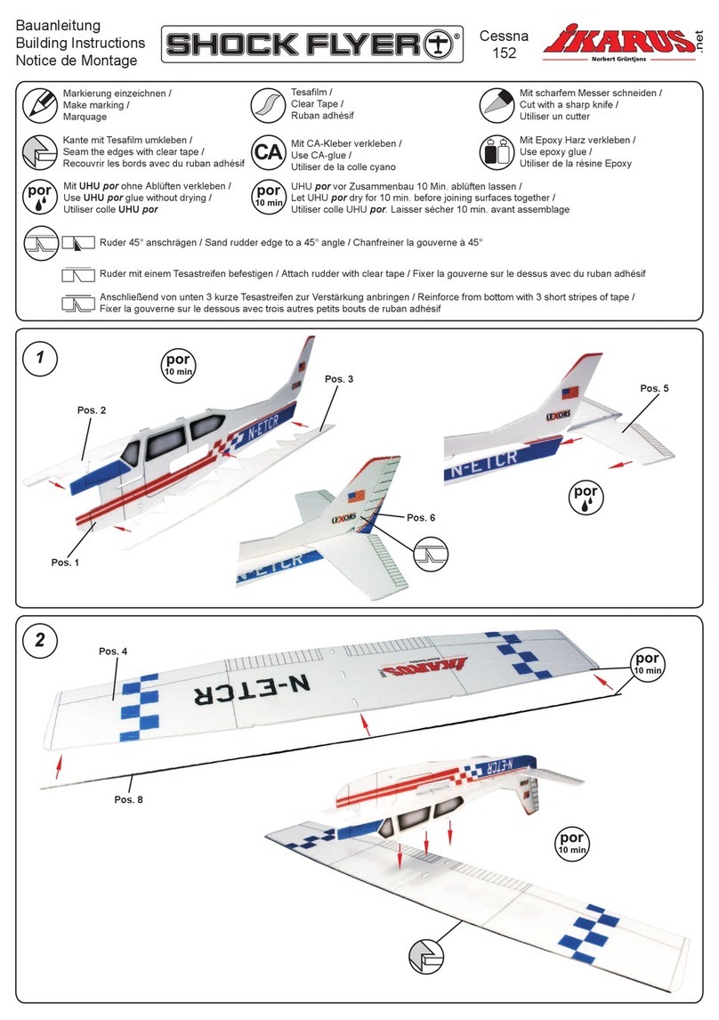 iKarus SHOCK FLYER Instruction Manual iKarus SHOCK FLYER Instruction Manual