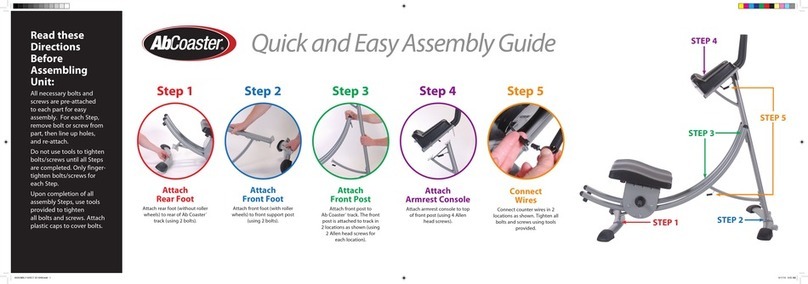 TriStar AbCoaster Quick and Easy Assembly Guide
