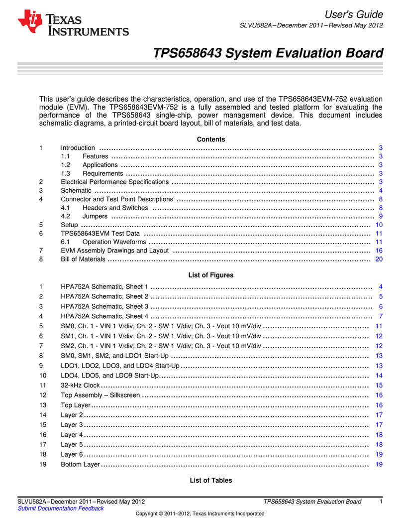 Texas Instruments TPS658643 User manual