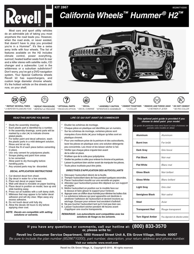 REVELL 2867 User manual