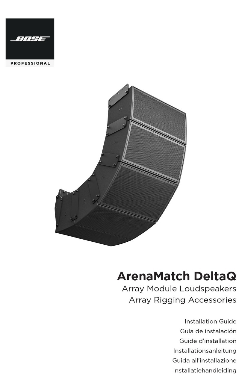 Bose ArenaMatch DeltaQ User manual
