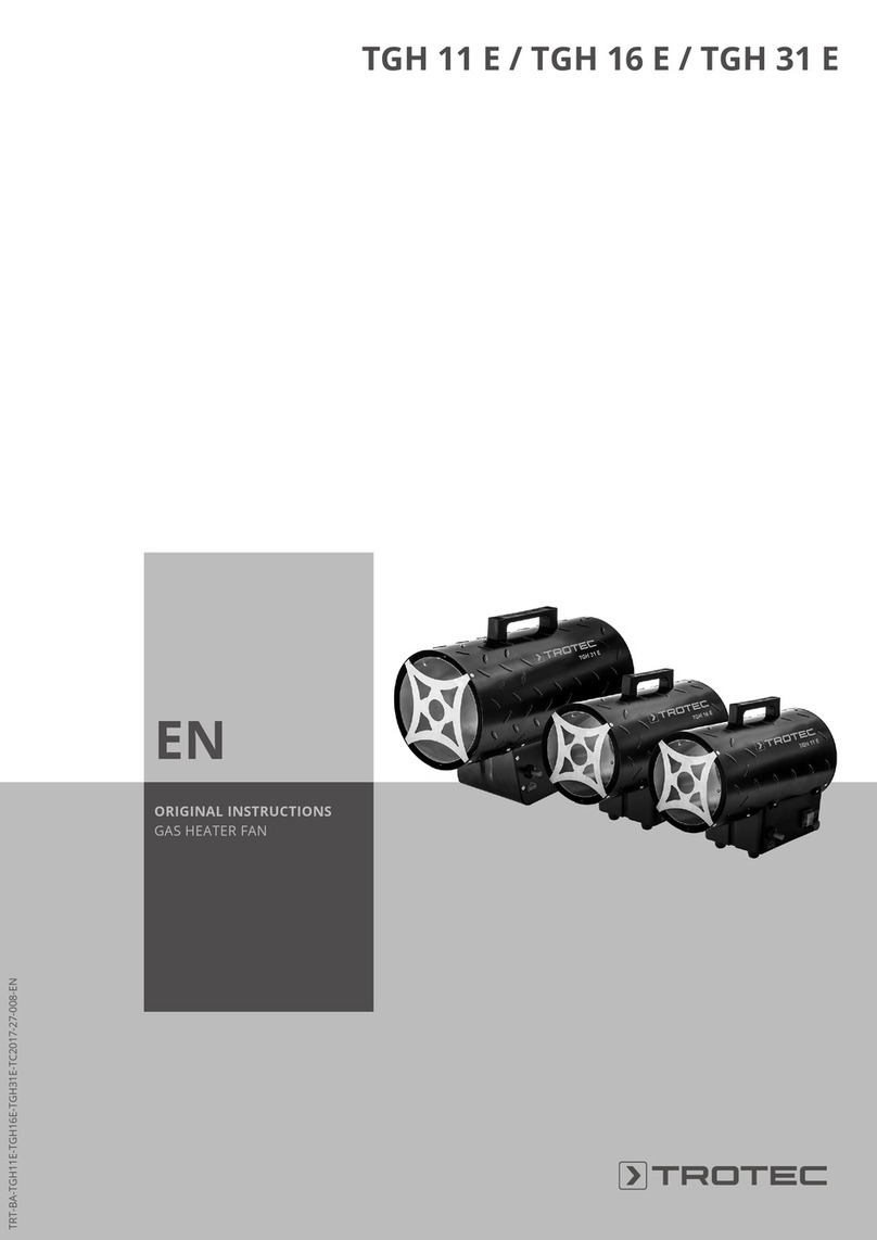 Trotec TGH 11 E User manual