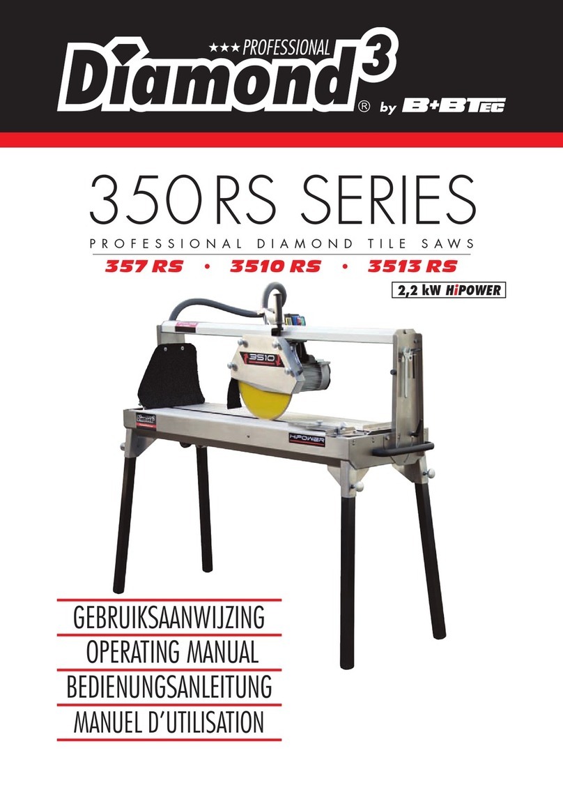 B+BTec Diamond3 350 RS Series User manual