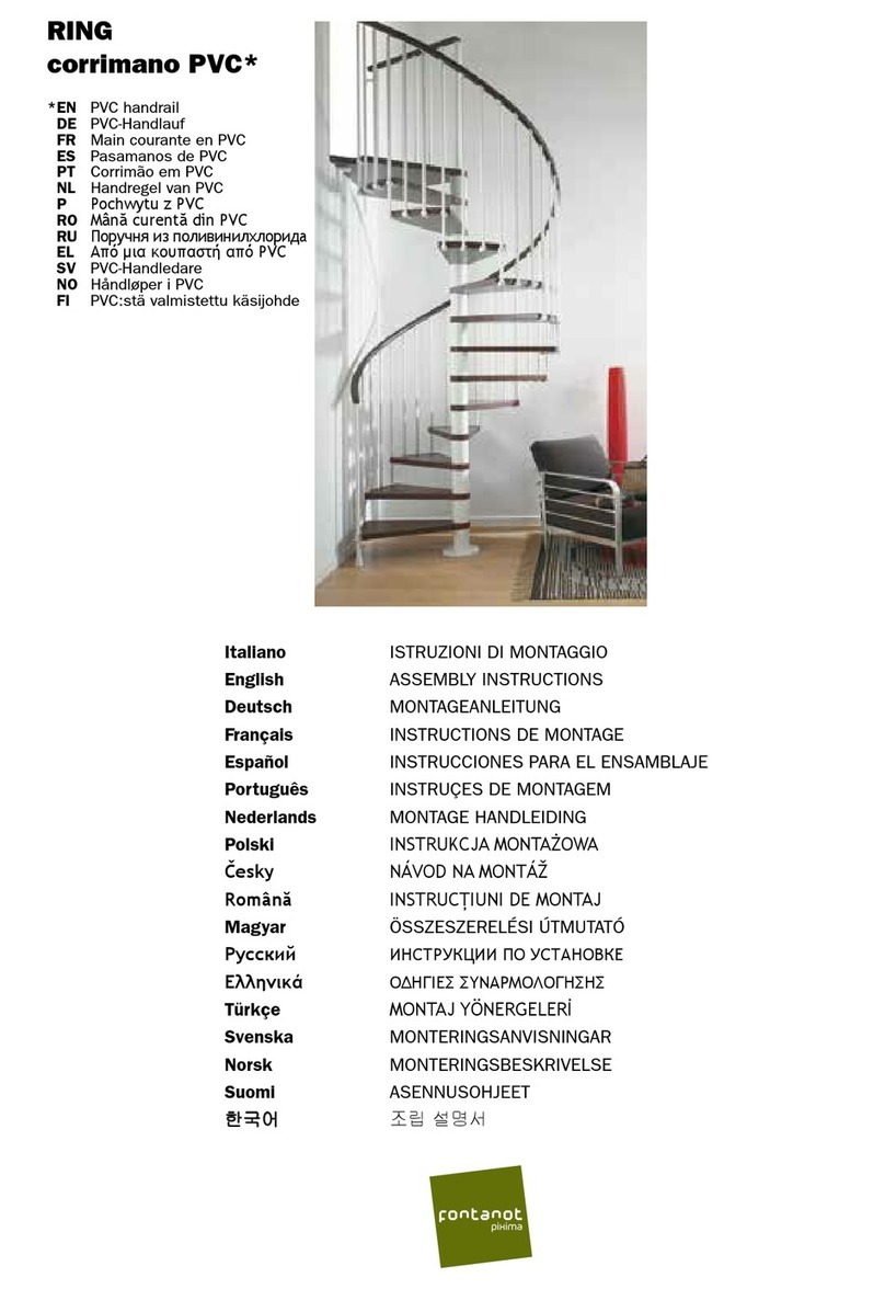Fontanot pixima RING corrimano Assembly instructions