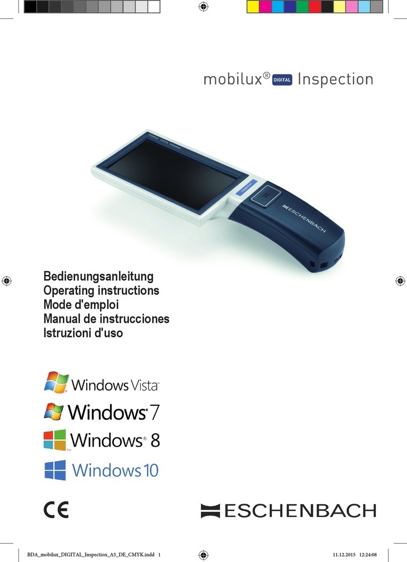 Eschenbach Mobilux Digital Inspection operating instructions