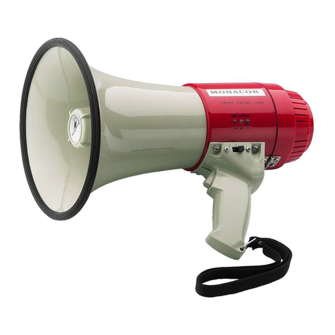 Monacor TM-22 instruction manual